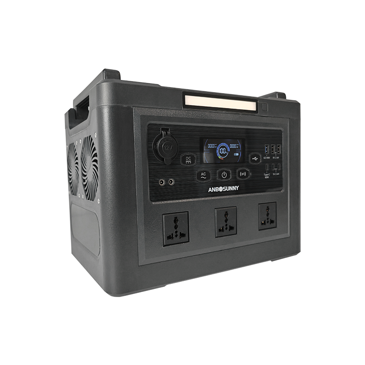 2000W solar outdoor power supply with lithium ion batteries camping food truck Portable power bank power station