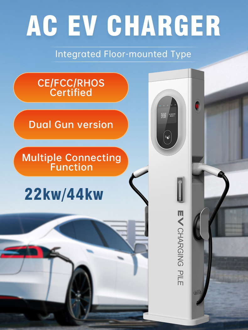 High Standard EV Charging Station 14KW 22KW 44KW DC Fast EV Charger 22KW Car Charging Commercial Charging station