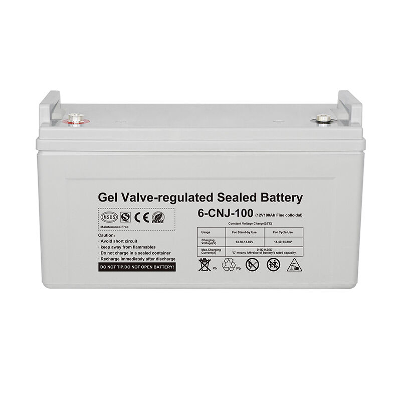 Rechargeable sealed lead acid battery deep cycle 12V 100Ah AGM gel batteries