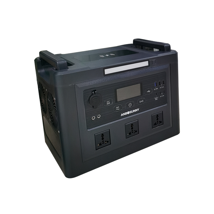 2000W solar outdoor power supply with lithium ion batteries camping food truck Portable power bank power station