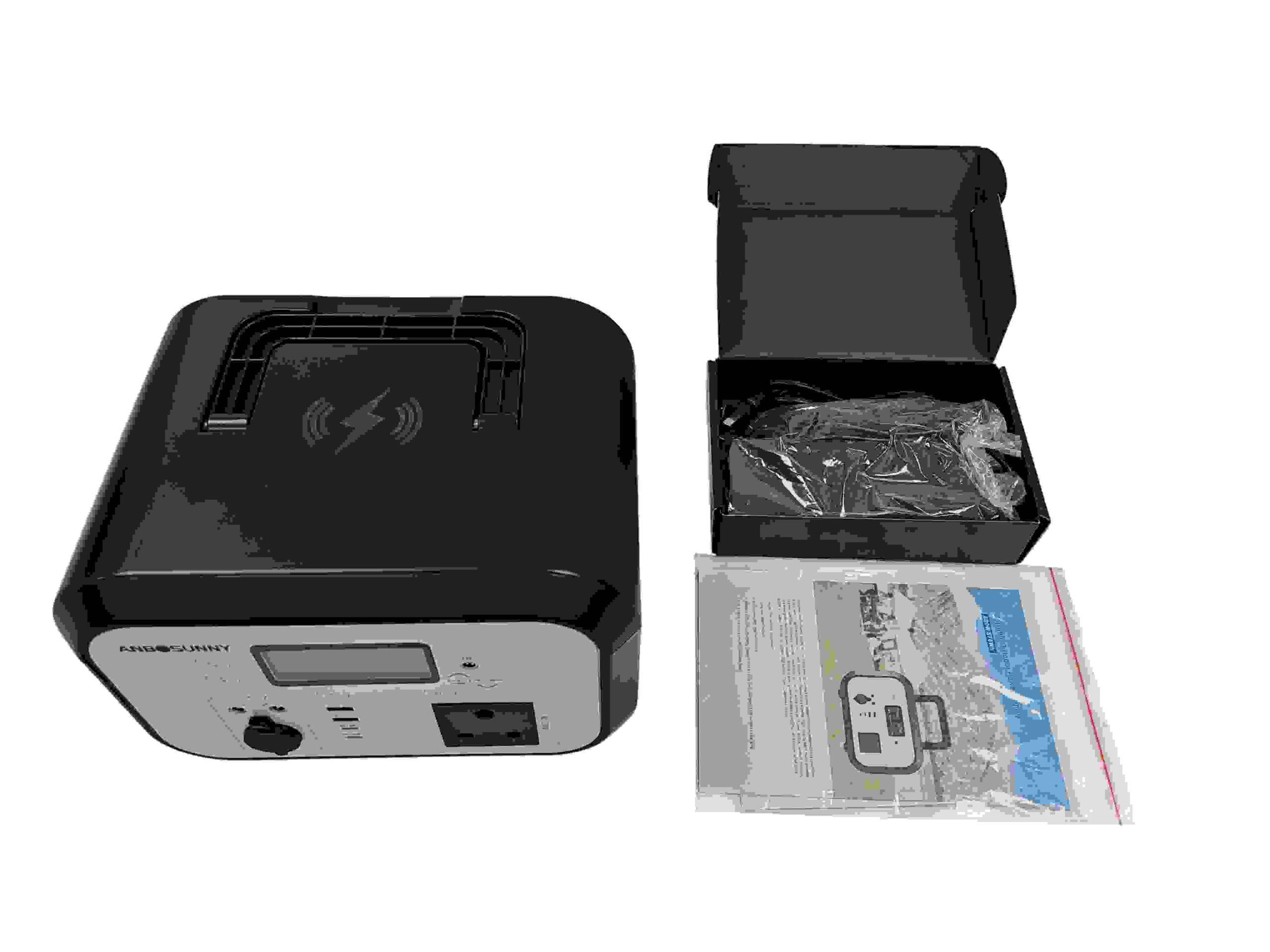 Rechargeable lighting ups 600W portable power banks power station for home backup and outdoor with solar panel