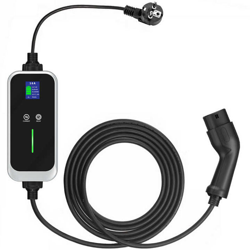Mode 2 EV Charger 3.6kW 16A Portable Charging Cable Electric Car Charger with Type 2 Plug