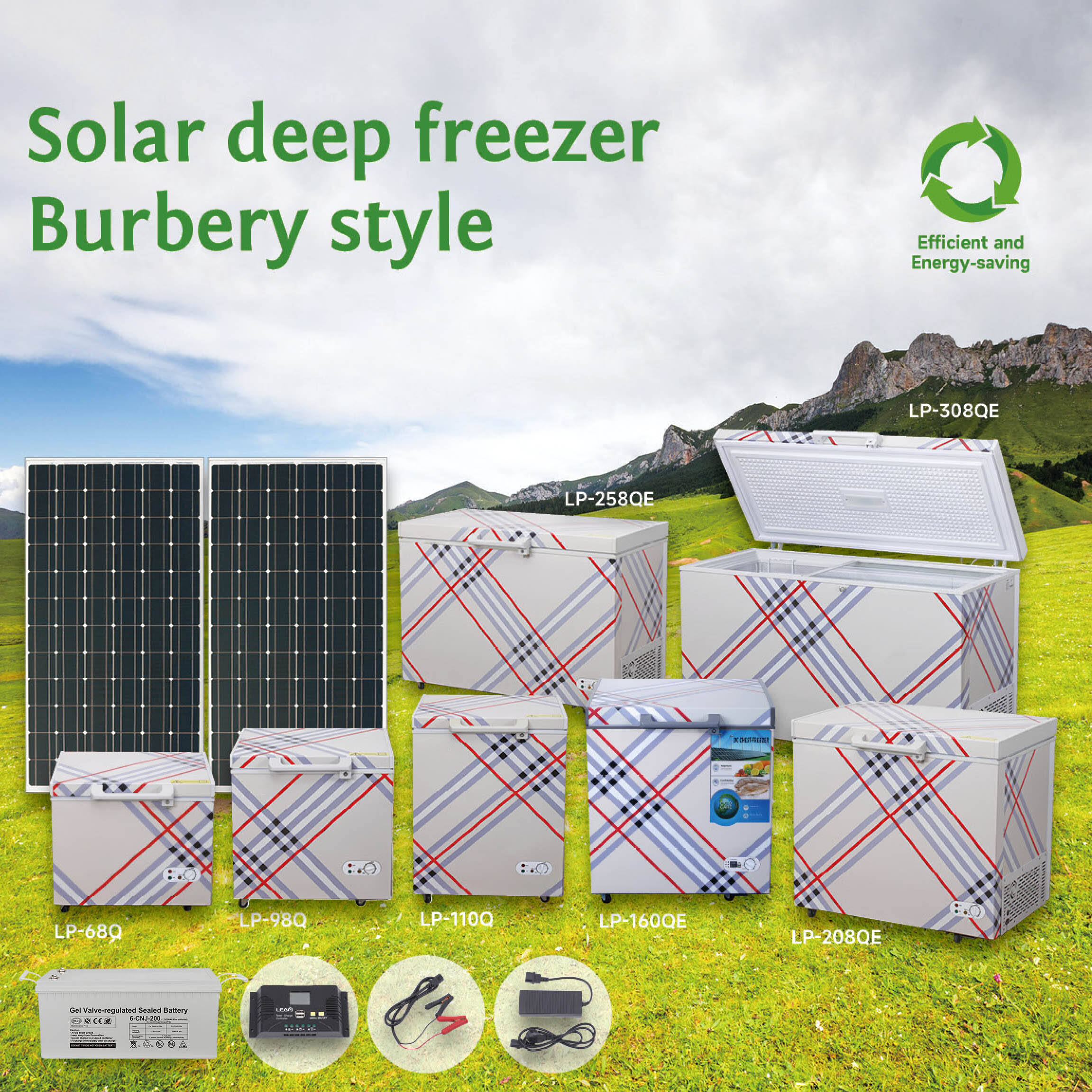 Off Grid Solar Deep Freezer System