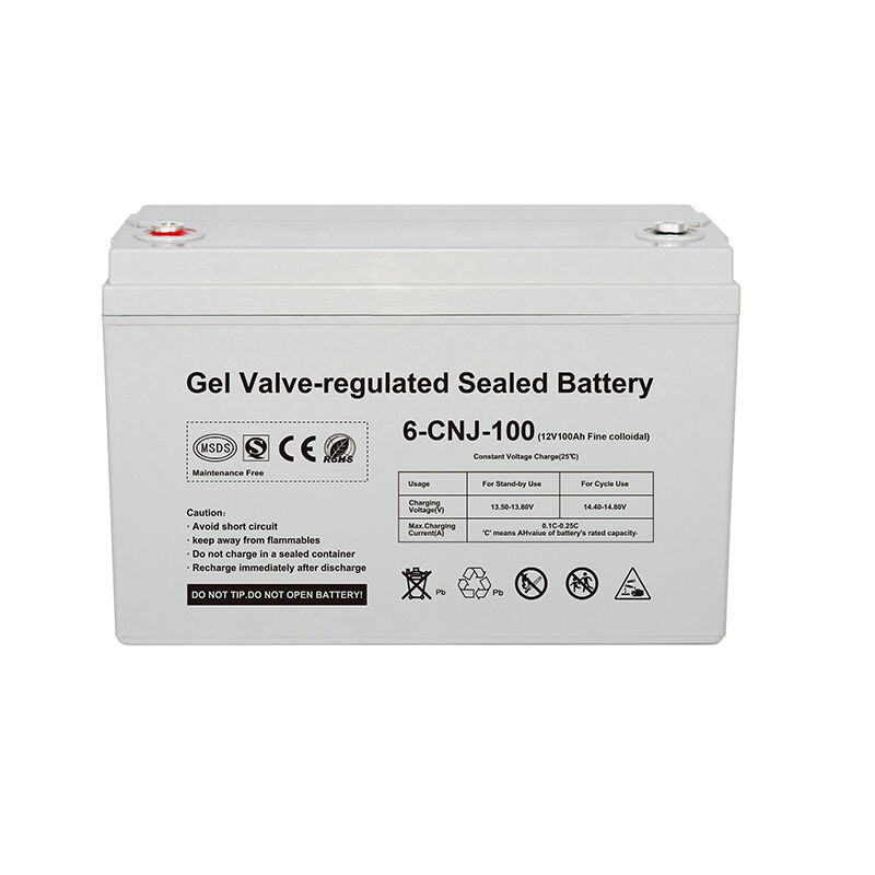 Deep cycle 12V 100Ah AGM gel batteries rechargeable sealed lead acid battery