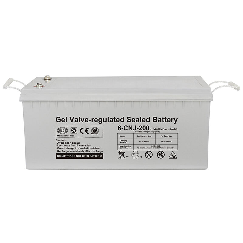 Deep cycle 12V 200Ah lead acid gel battery rechargeable agm gel lead acid battery for solar system