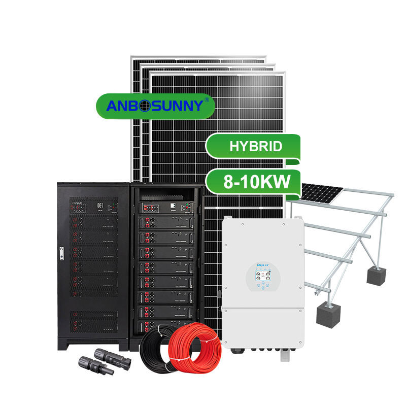 5kw 10kw 15kw 20kw Hybrid On Off Grid Low Price Solar Energy Storage Battery System